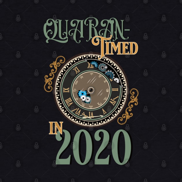 Quarantined in 2020 - Vintage Clock - Victorian Style by dkdesigns27